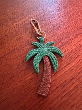 NWOT Baublebar palm tree bag charm